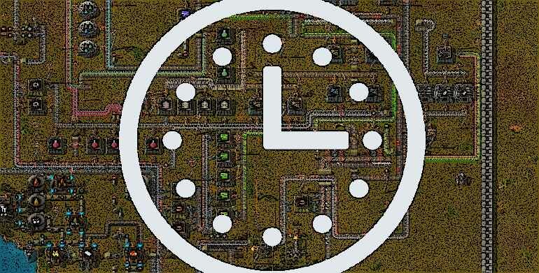 factorio как ускорить время